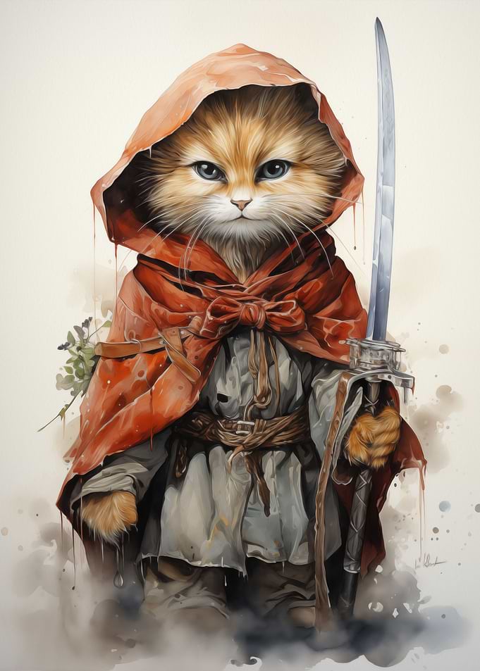 Samurai Cat