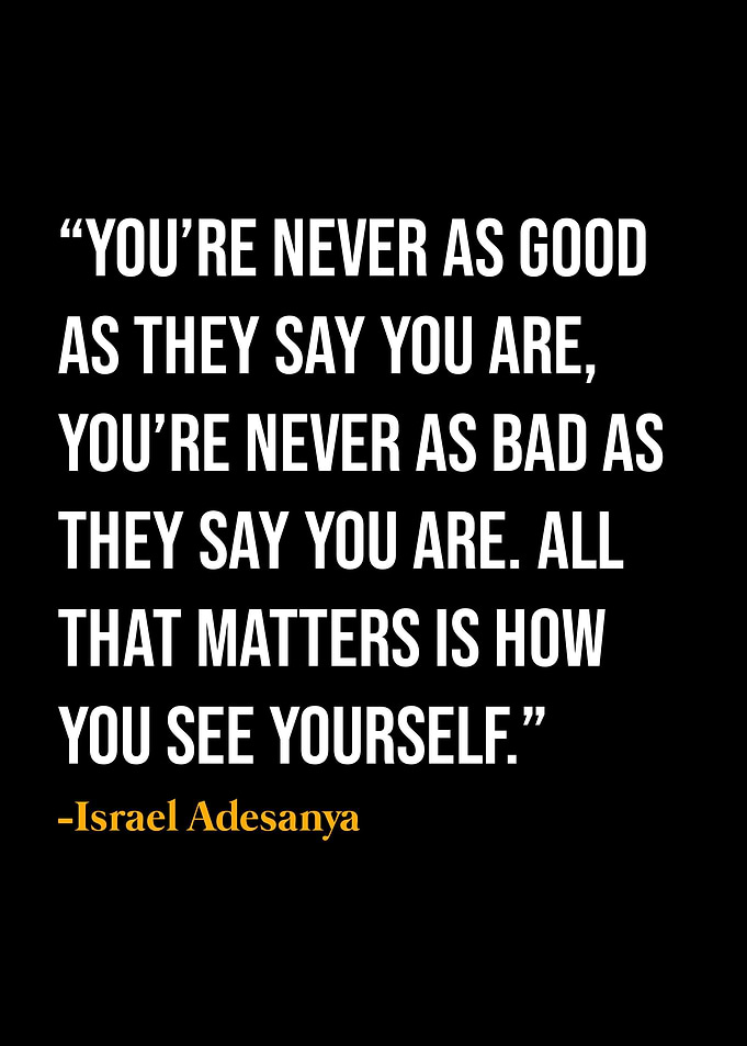 Israel Adesanya Quotes