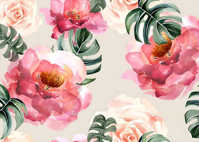 Floral Watercolor Painting