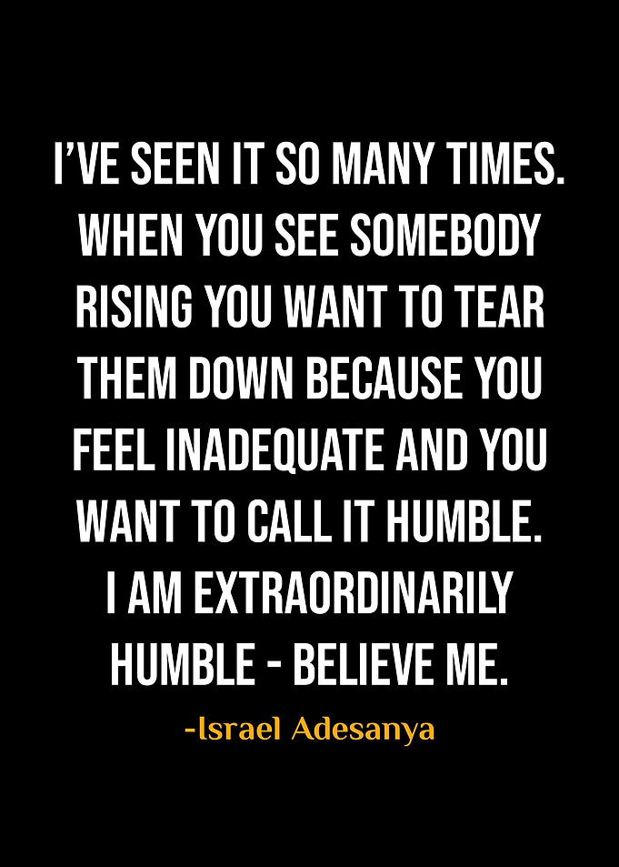 Israel Adesanya Quotes