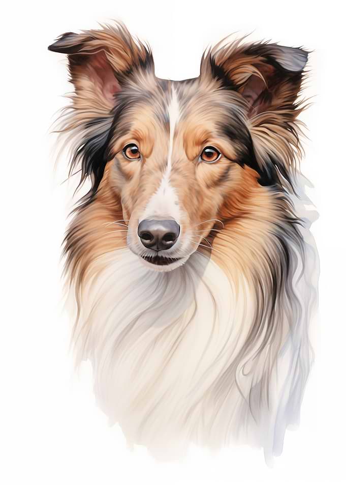 Collie portrait