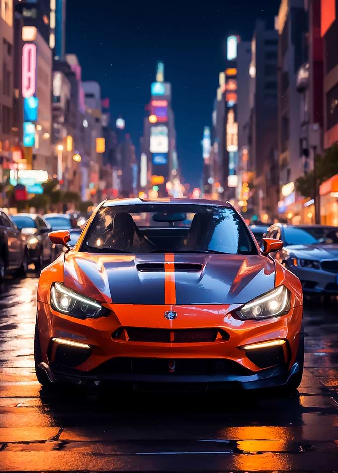 Orange Car