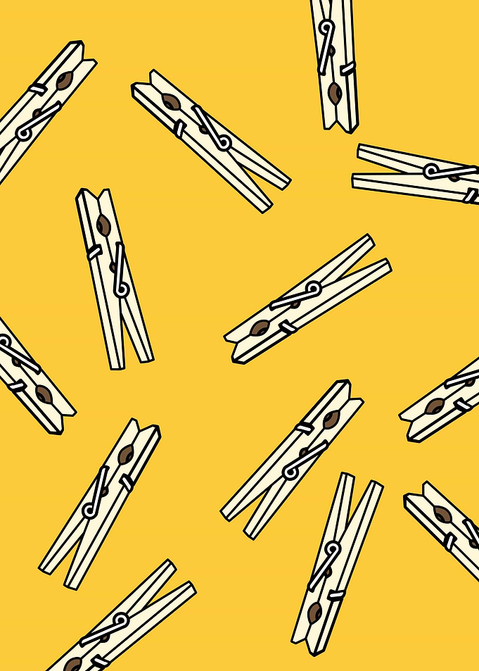 Pegs laundry