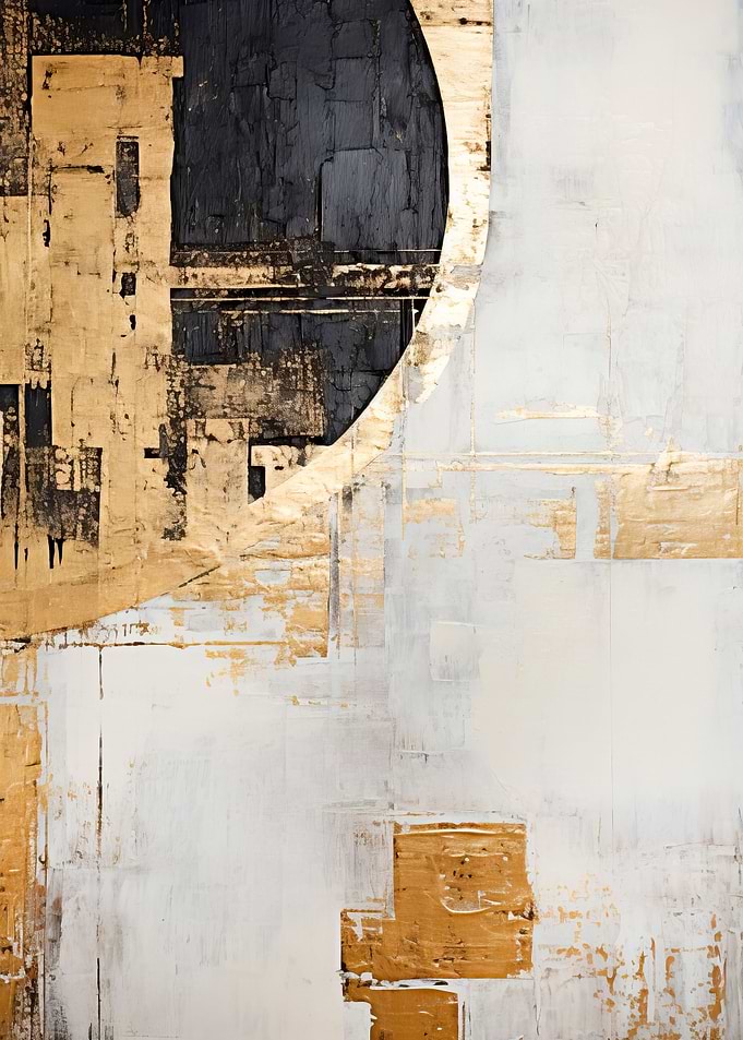 ABSTRACT ART Dark Sun