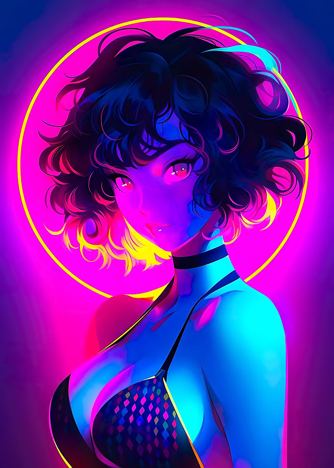 anime cool swimsuit girl