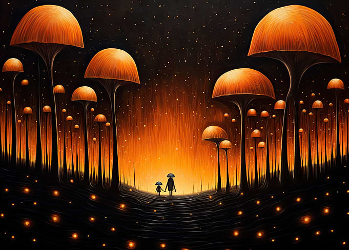 Our mushroom home