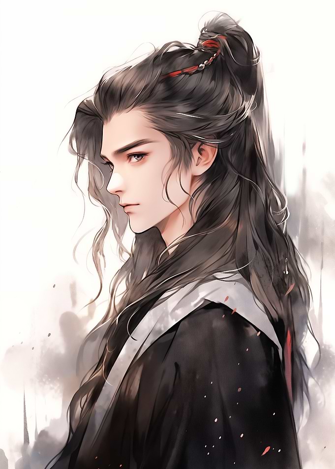 handsome dark Samurai