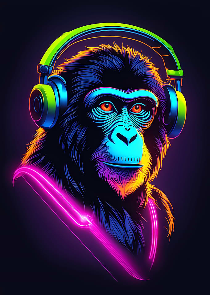 Neon Monkey