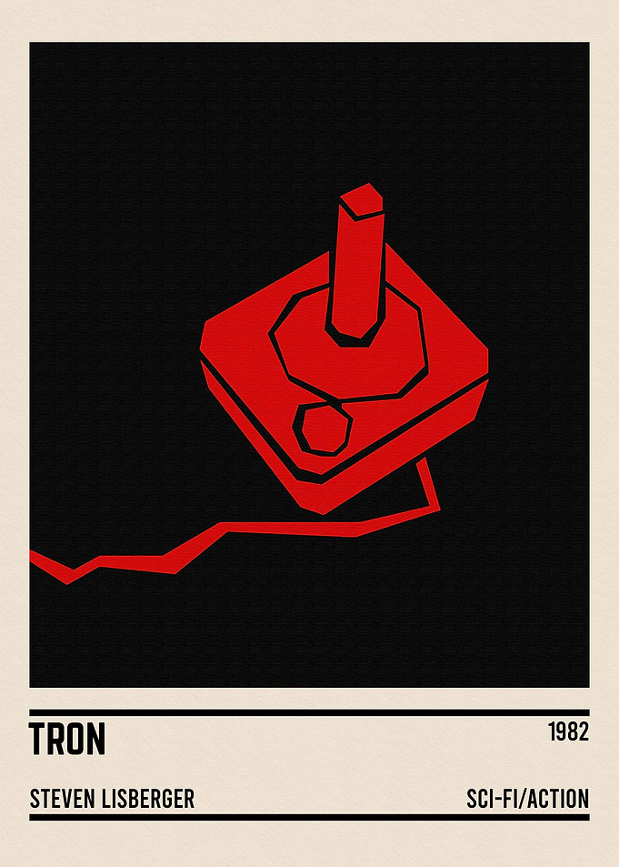Tron Movie Minimalist