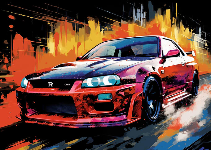 Glitch Skyline R34