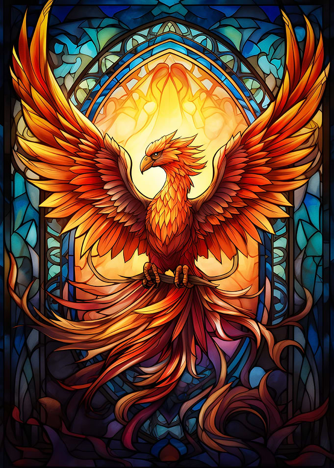 Abstract Colorful Phoenixx