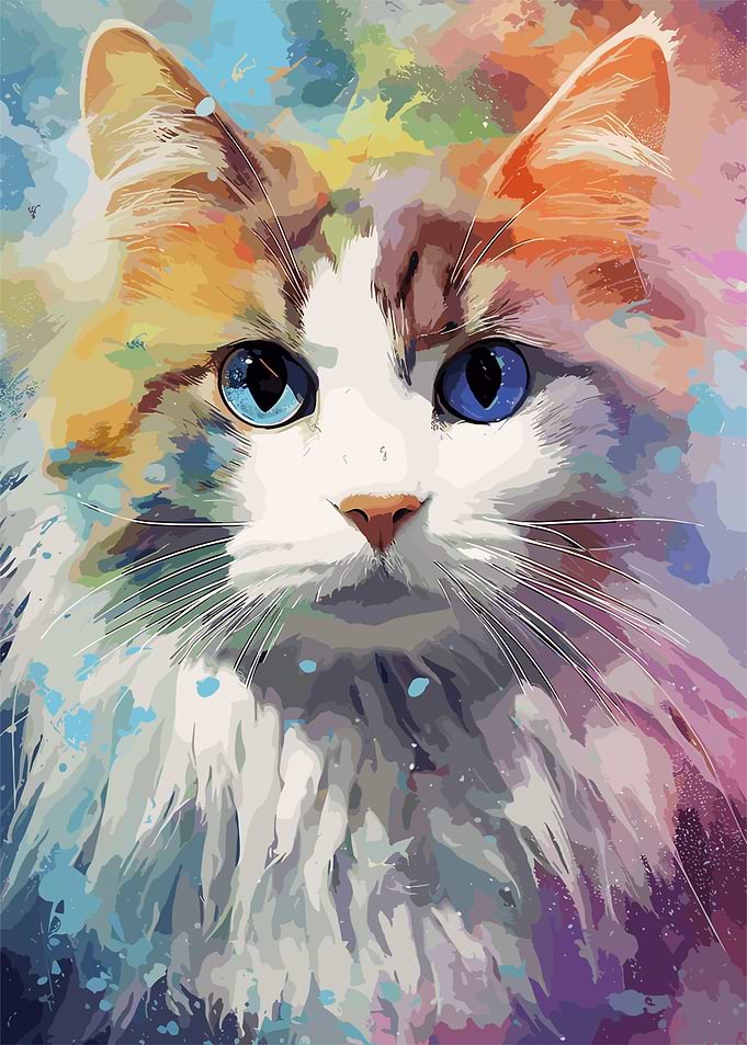 cat painting
