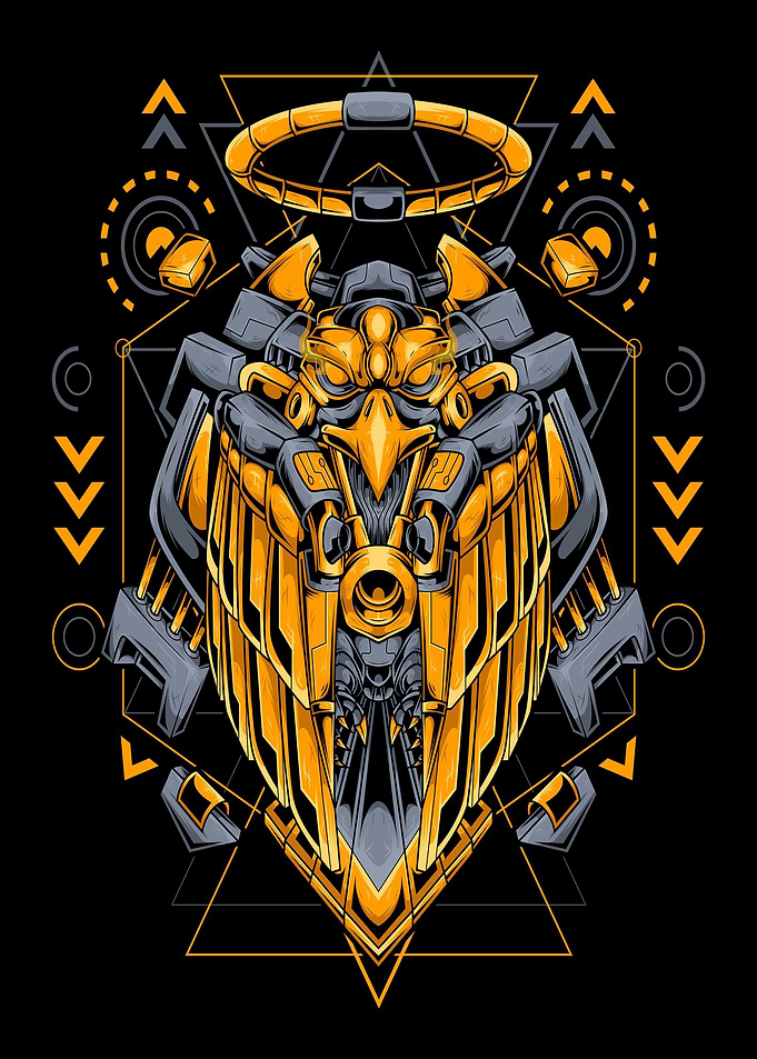 Cyberpunk Eagle