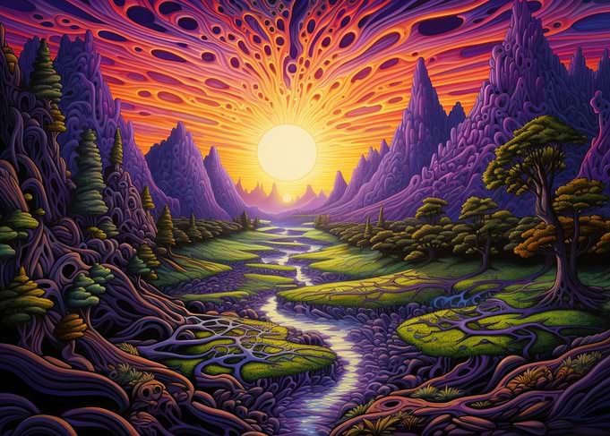 An alien planet