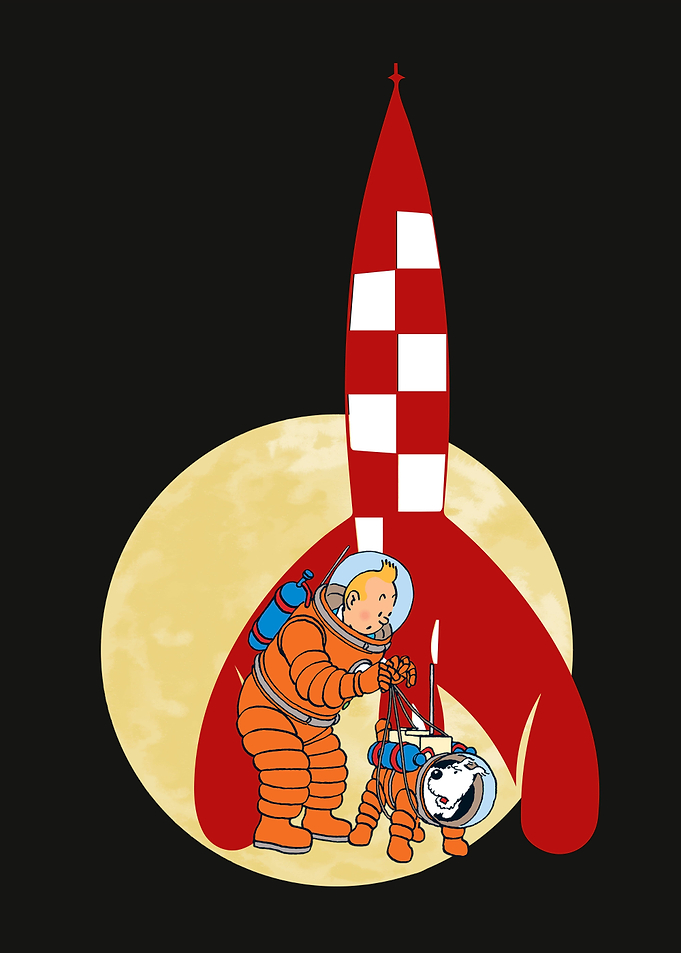 a tintin to the moon 01
