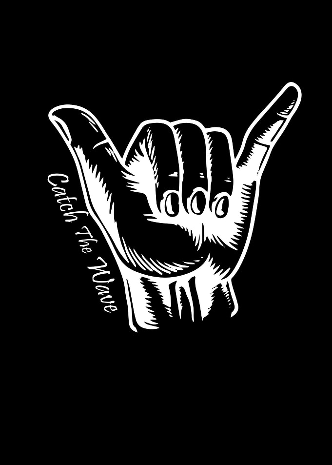 Surfing Surfer Hand
