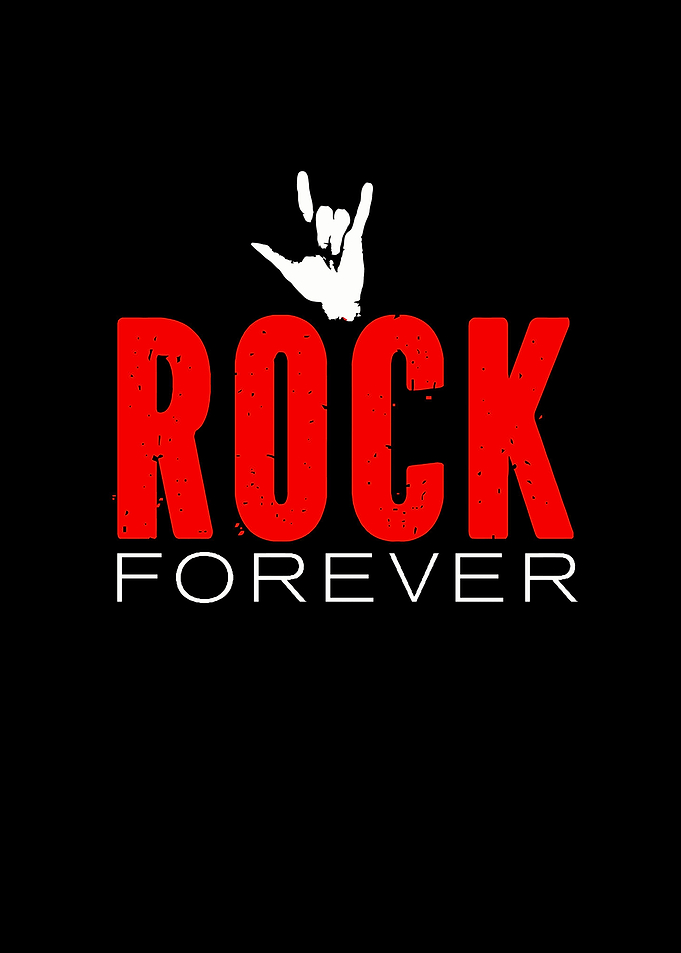 Rock Forever on black