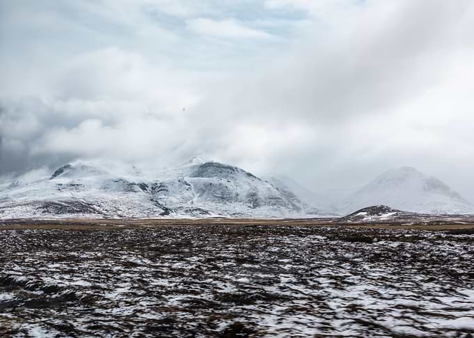 Iceland mountains