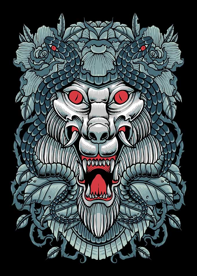 Aesthetic Wolf Demon