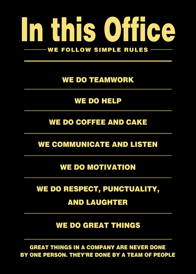 In This Office We Do