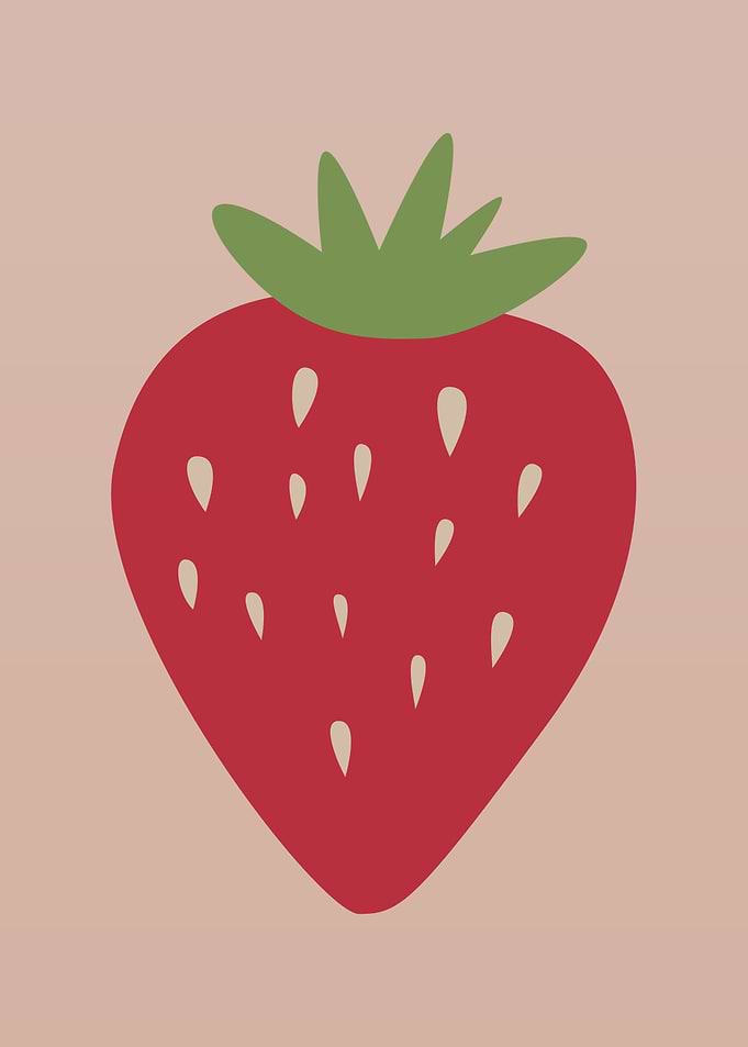 Natural Strawberry fruit