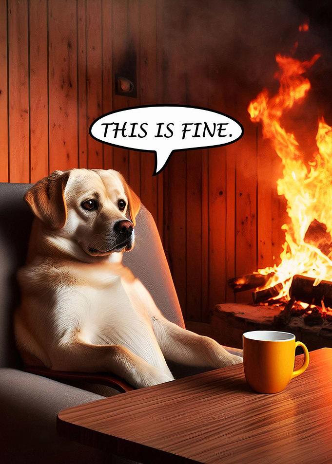 THIS IS FINE meme