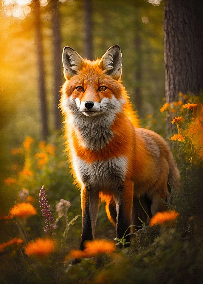 Fox In The Jungle