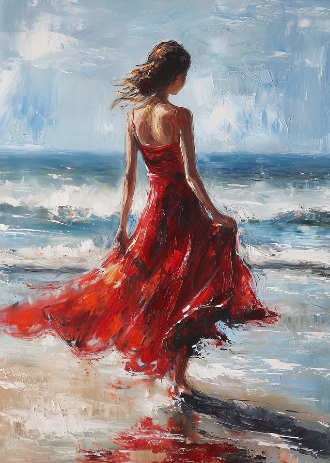 Girl With Red Dress