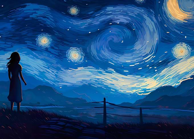 Van Gogh the starry sky