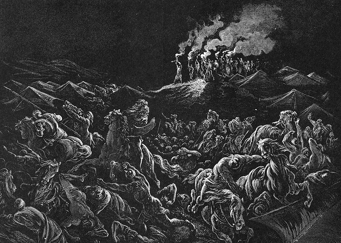 The Midianites are Routed