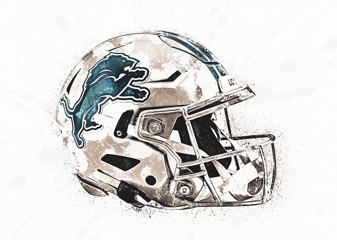 Detroit Lions Helmet