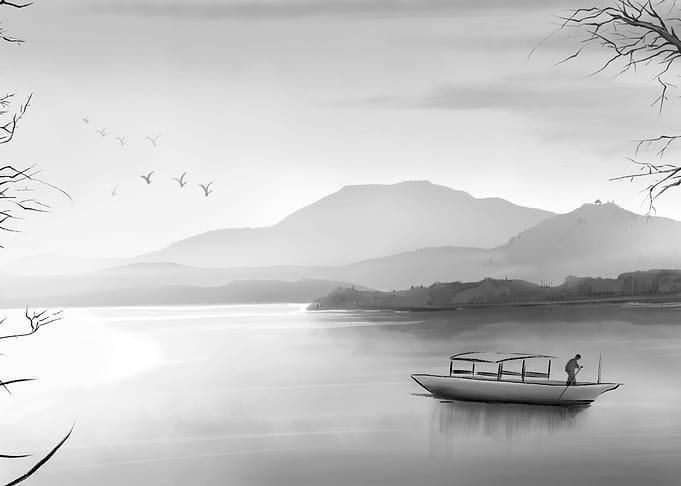 Fishing Japanese art