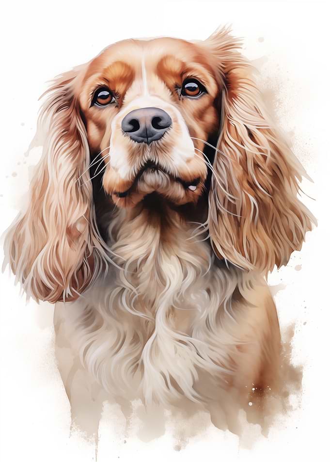 American cocker dog