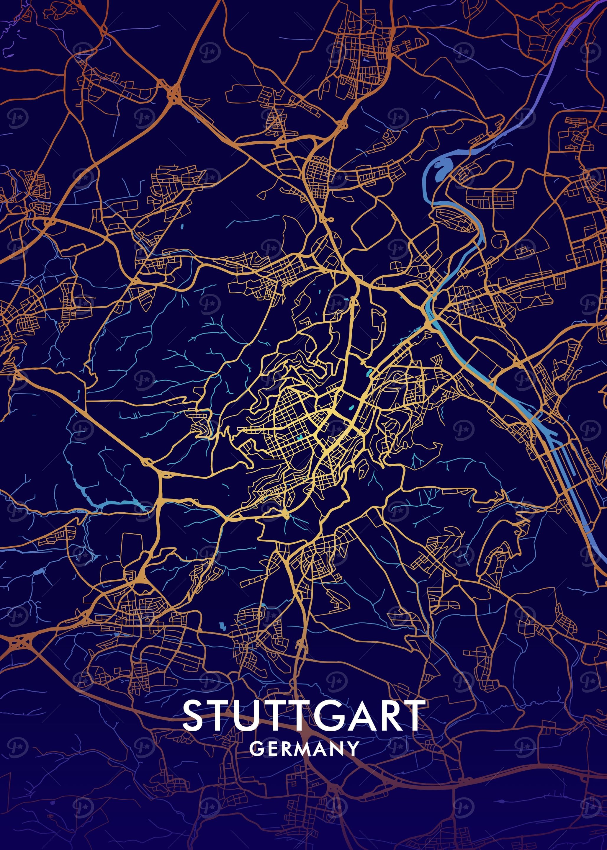 Stuttgart Map