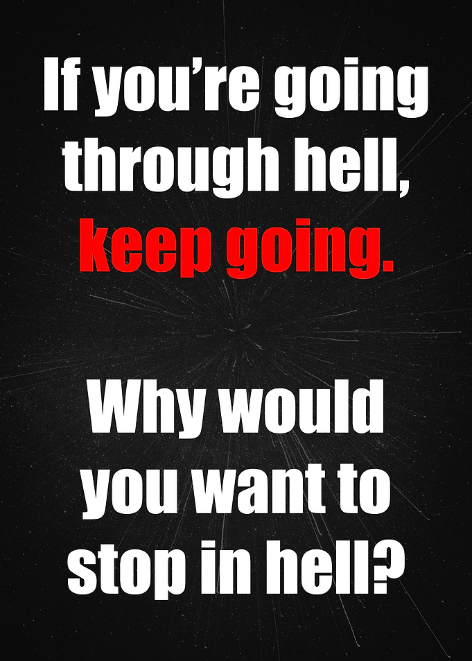 Dont stop in hell