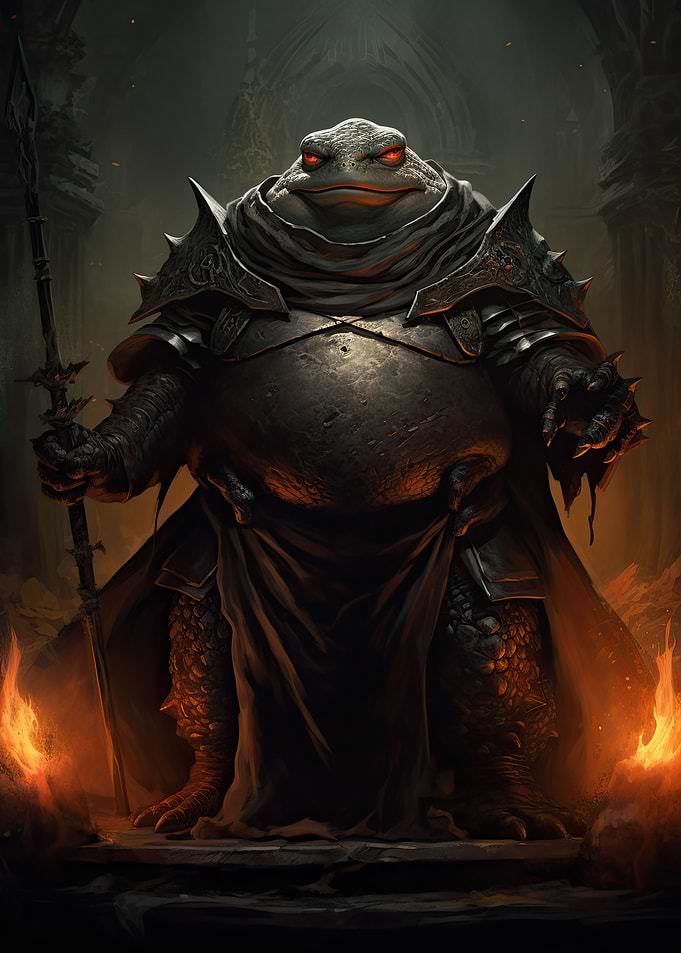 The dark frog