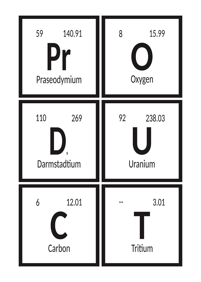 Product Periodic Table