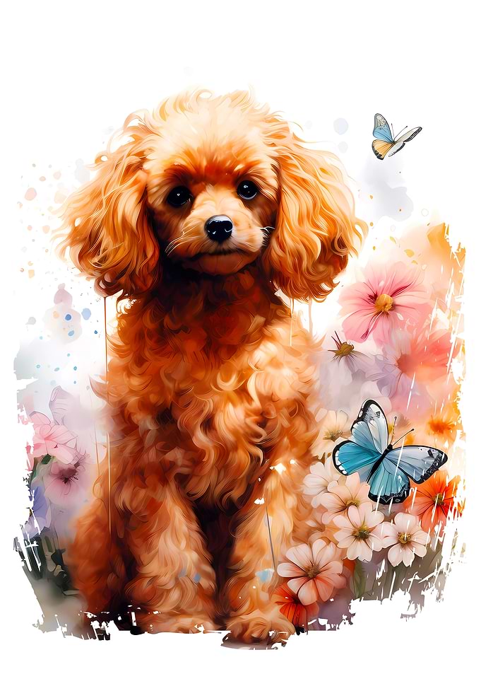 Poodle Nature Gift