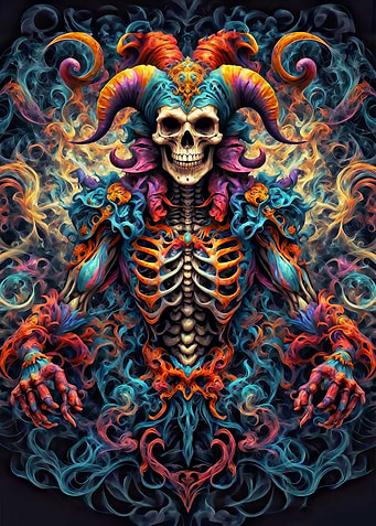 Malevolent Jester Mandala