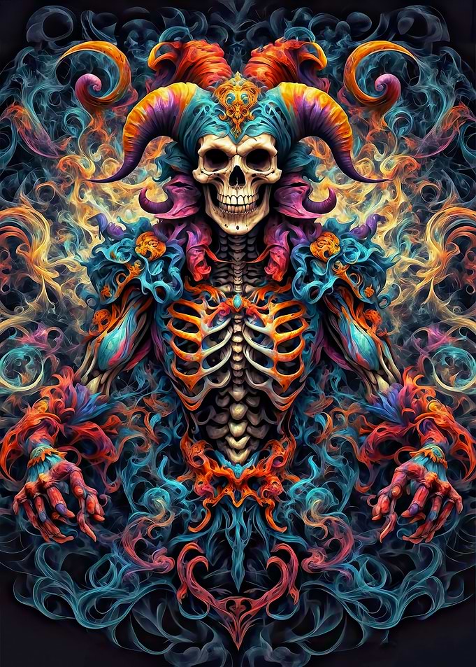 Malevolent Jester Mandala