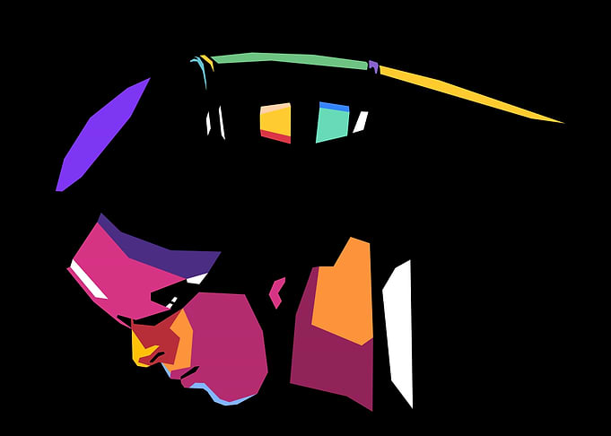 Track Cycling Pop Art