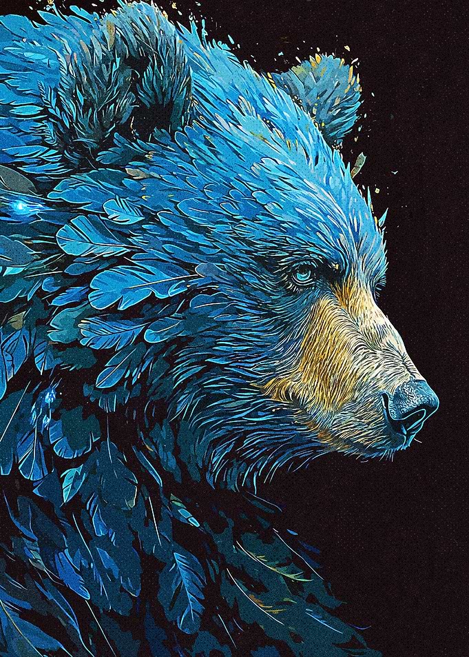 Bear Feathered Bird