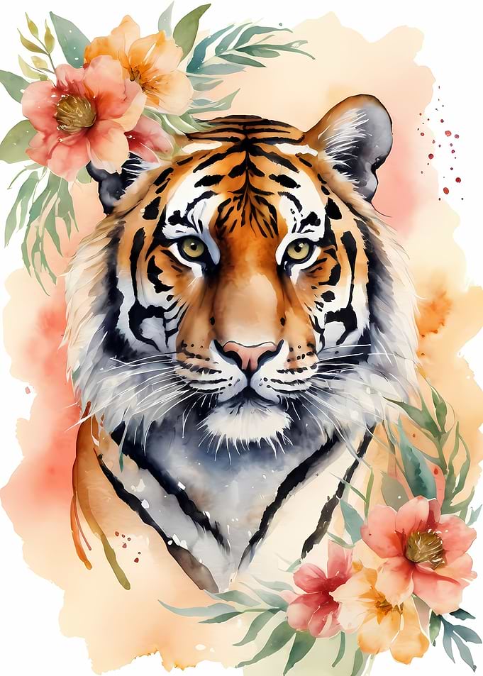 Peaceful Tiger