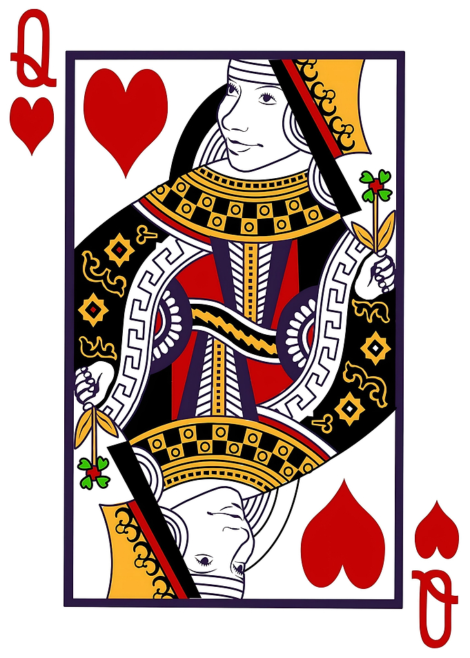 Funny Queen Card