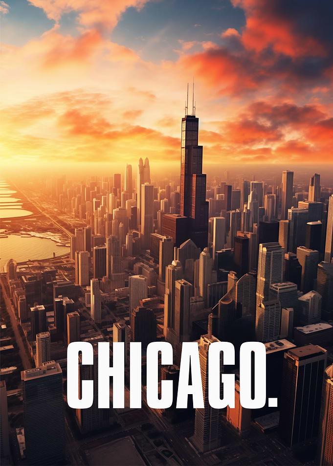 Aerial View Of My Chicago
