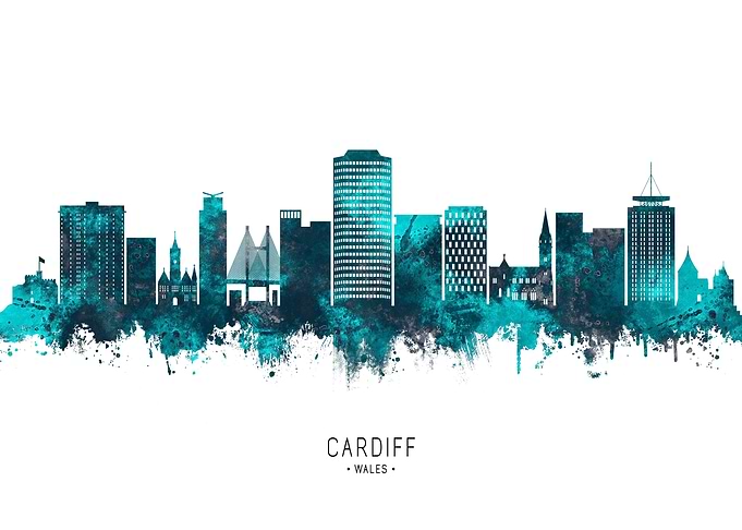 Cardiff Skyline