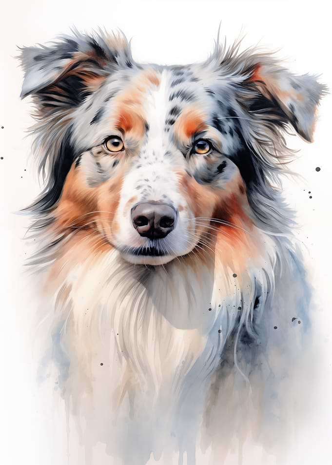 Australian Shepherd dog