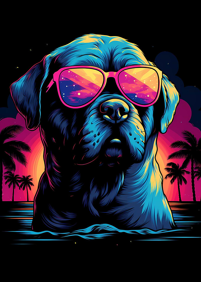 Miami Vice Bulldog Retro