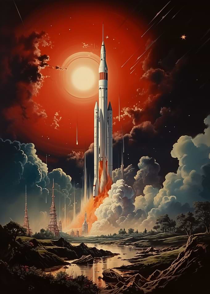 Drawn Space Poster