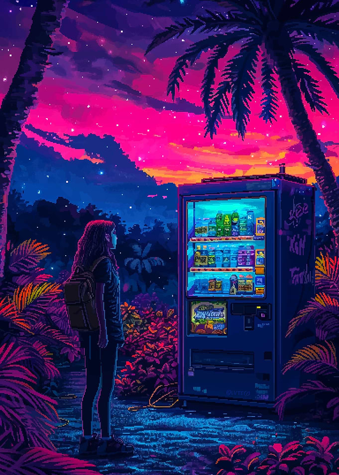 Vending Machine Pixel Art